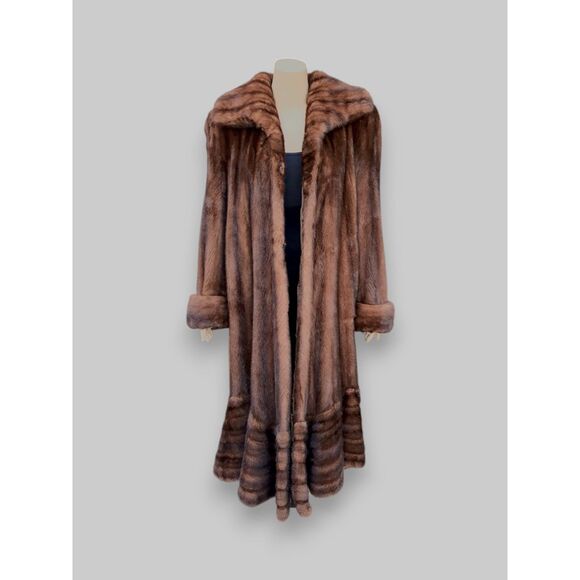 Wild Type Mink Coat -Large - Picture 2 of 11